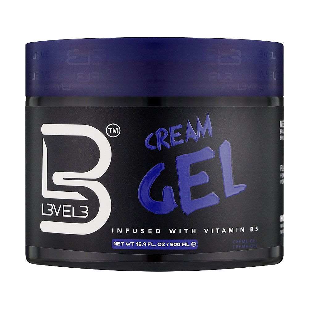 Крем-гель для укладання волосся Level3 Cream Gel With Vitamin B5 з вітаміном В5, 500 мл
